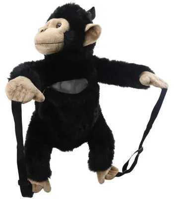 Obrázek produktu pro The Puppet Company – batoh s opičkou, plyšová taška pro děti