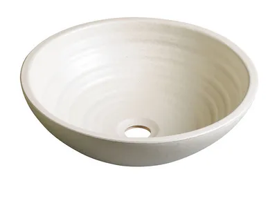 Obrázok produktu pre Keramické umývadlo ATTILA, priemer 43 cm, slonová kosť