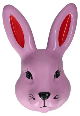 Produktbild von Gift Company Wildheads Wanddekoration Hase Pink