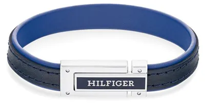 Immagine prodotto di Bracciale in pelle blu da uomo 2790558