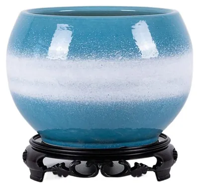 Immagine prodotto di Vaso in Vetroceramica con foro di drenaggio e sottovaso