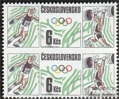 Produktbild von Briefmarken Tschechoslowakei 1988 Mi 2943Du/Do (kompl.Ausg.) postfrisch Spiele