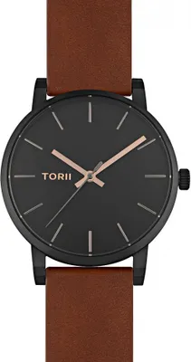 Produktbild von Herrenuhr TORII B41CL.BR in klassischem Braun.