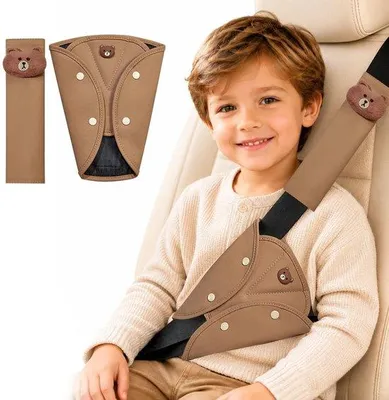 Productafbeelding van Solidchoice - Gordelkussen voor Kinderen met Berenmotief