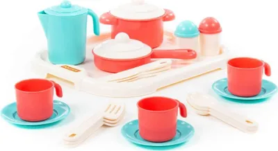 Immagine prodotto di Set da cucina Polesie su vassoio 3 persone