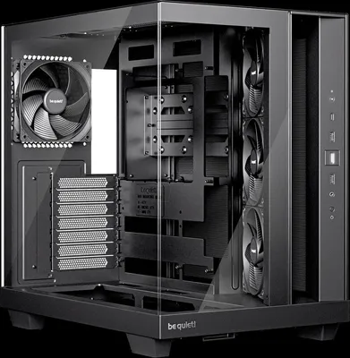 Obrázok produktu pre be quiet! Light Base 500, Midi Tower, PC, Čierna, ATX, micro ATX, Mini-ITX, Akrylonitrilbutadienstyren (ABS), Sklo, Oceľ, Hranie