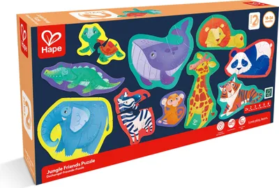 Produktbild von Hape - Dschungel-Freunde-Puzzle