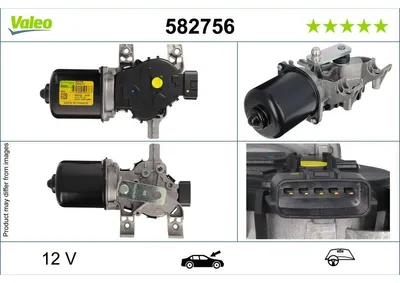 Produktbild von VALEO 582756 Wischermotor Vorne für RENAULT Clio IV Schrägheck (BH) Clio IV Grandtour (KH) CLIO IV Kasten CLIO IV Kombi (KH)