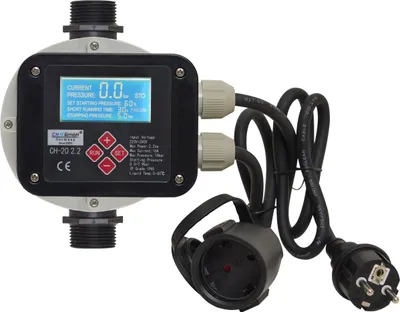 Produktbild von CHM GmbH® Digitale einstellbare Pumpensteuerung mit LCD Display bis 2,2 kW Druckschalter, Druckwächter