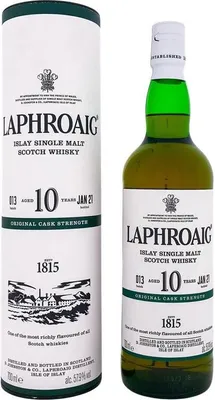 Produktbild von Laphroaig 10 Years Cask Strength Batch 13 - Edition 2021 + Box 700ml 57,9% Vol.