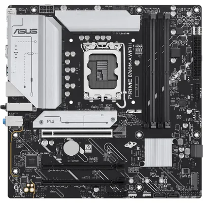 Obrázok produktu pre ASUS PRIME B760M-A WIFI II, Intel, LGA 1700, Intel® Celeron®, Intel Core i3 12th Gen, Intel Core i3 13th Gen, Intel Core i3 14th Gen, Intel..., LGA 1700, DDR5-SDRAM, 256 GB