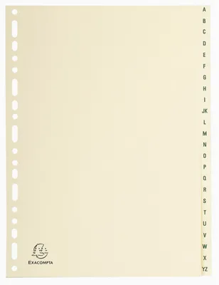 Produktbild von Register Karton A4 24-teilig A-Z