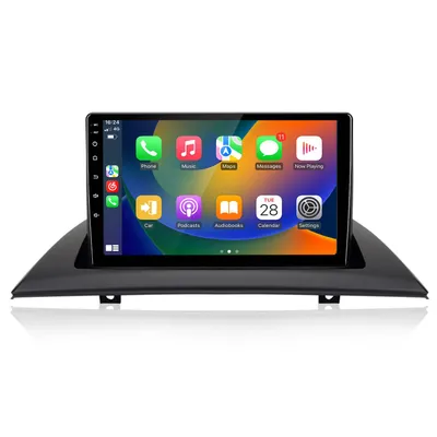 Produktbild von 9'' 4+64GB Android14 DAB 4+64GB autoradio carplay für bmw x3 e83 2004-2012 NAVI GPS USB WIFI DSP SWC BT