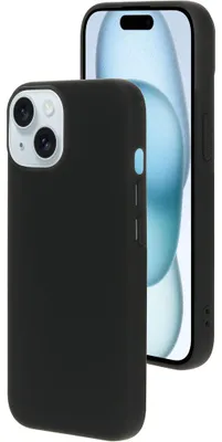 Produktbild von Mobiparts iPhone 15 Silikon Hülle Backcover - Schwarz