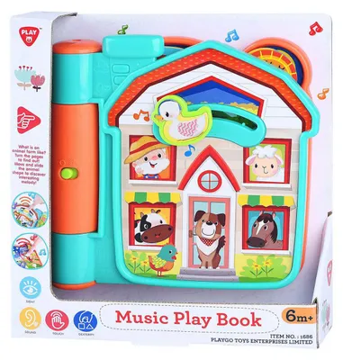Produktbild von Play Geräuschebuch Bauernhof interaktives Babybuch mit Musik