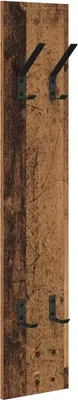 Image de vidaXL Table de chevet murale en bois vieilli 20 x 1,5 x 100 cm