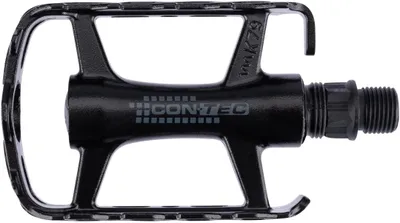 Produktbild von Contec Pedale Blacktop Alu Silber/Schwarz