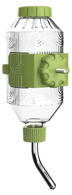 Productafbeelding van Dieren Drinkfles - 500 ml voor kleine dieren - Groen