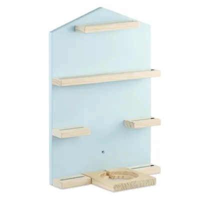 Produktbild von HAMA passend für passend für Tonie-Regal aus Holz, für 32 Figuren, blau