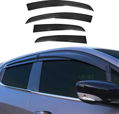 Produktbild von 4x Windabweiser Regenabweiser für Fiat Linea 2007-2018 Stufenheck Acryl Dunkel