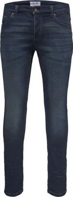 Produktbild von ONLY & SONS Slim Fit Jeans Basic Denim Hose ONSLOOM Tapered Trousers Stoned Washed Größe: 30W / 34L