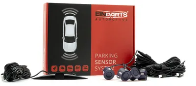 Immagine prodotto di Einparts - Set di sensori di parcheggio a 4 sensori per auto con display posteriore