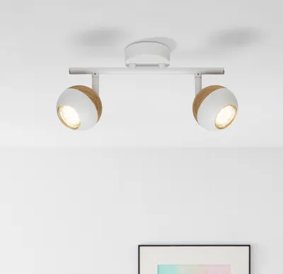 Immagine prodotto di Faretti da soffitto a LED con luce bianco caldo - teste orientabili - metallo