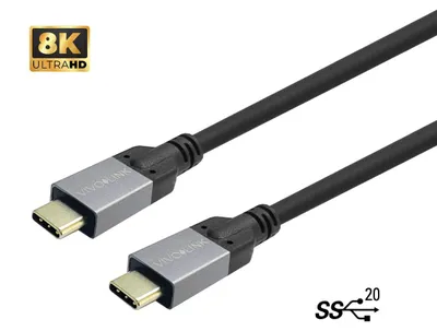 Obrázek produktu pro Vivolink PROUSBCMM1, 1 m, USB C, USB C, USB 3.2 Gen 2x2, Černá