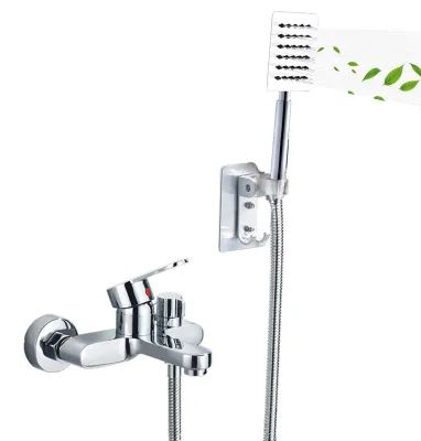 Image de Système de douche mural avec pommeau de douche pluie de 10 pouces