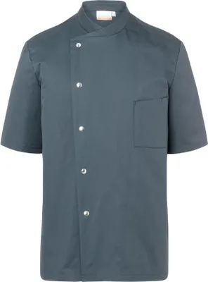Produktbild von KARLOWSKY Herren Kochjacke GUSTAV Kurzarm Druckknöpfe Anthrazit 66