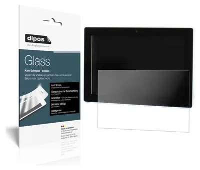 Zdjęcie produktu dla 2x folia ochronna dla 7,0 cala szerokości 155 x 87 mm matowa - folia antywstrząsowa 9H dipos Glass szkło plastikowe