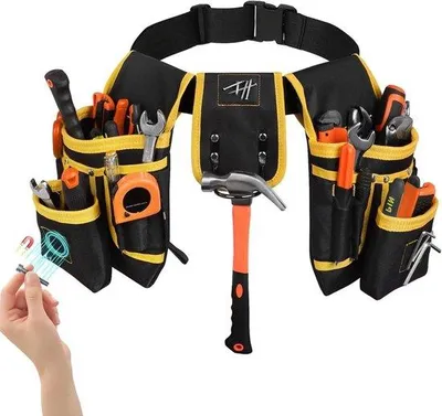 Image de Boîte à outils compacte avec sangle et nombreux compartiments de rangement