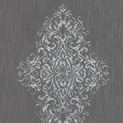 Produktbild von Profhome 319454-GU Barock Tapete Ornament matt blau silber 5,33 m2