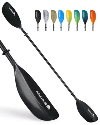 Imagen del producto de Remo de kayak de aluminio, ajustable de 230 a 250 cm, con mango de plástico, para kayak