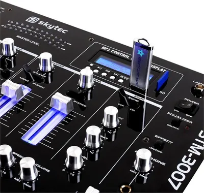 Produktbild von STM-3007 6-Kanal DJ-Mischpult Bluetooth USB SD MP3