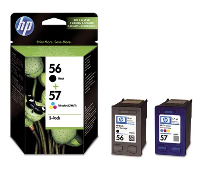 Produktbild von HP Tintenpatrone Nr. 56/57 Schwarz/dreif. (ca. 500 Seiten)