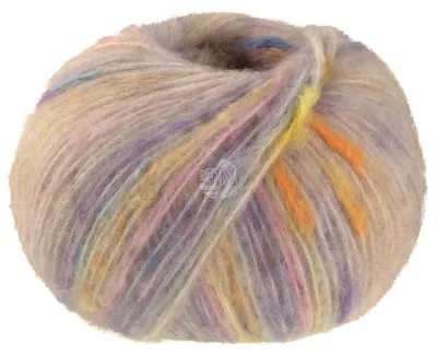 Produktbild von Lana Grossa - Cassata 0007 hellbeige gelb orange jeansblau rosa