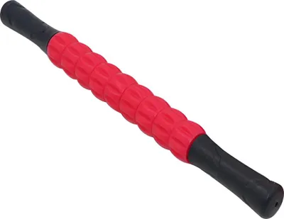 Produktbild von Muskelrolle, Massagestab für Sportler, hilft bei Muskelkater, Krämpfen und Verspannungen in Beinen, Armen, Rücken und Waden.