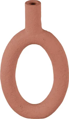 Produktbild von Present Time - Vase Ring - Terrakotta - 16,5x3,5x31cm