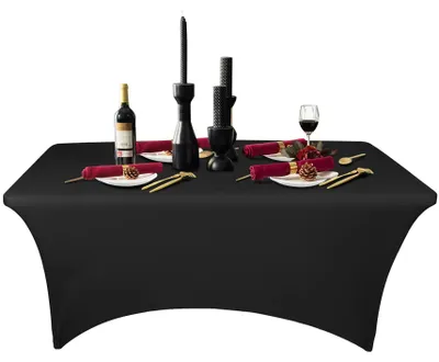 Stretch-Tischdecke Spandex 122x76 cm rechteckig waschbar