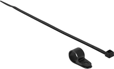 Zdjęcie produktu dla DeLOCK 18870, Opaska kablowa do drabiny, Nylon, Czarny, 1,27 cm, V2, -10 - 120 °C