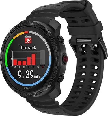 Produktbild von Strap-it Smartwatch Silikon-Kornband 22mm - passend für Polar Vantage M / Vantage M2 / Vantage M3 / Vantage V3 / Grit X2 Pro / Grit X Pro / Grit X (schwarz)