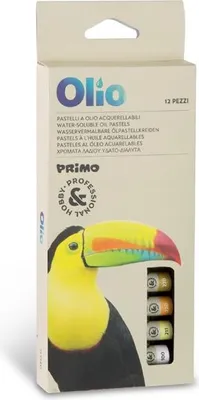Produktbild von 12 Ölpastellkreiden zum Aquarellieren