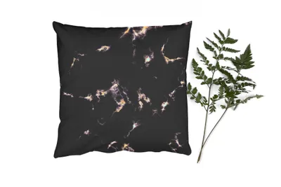 Produktbild von MuchoWow® Zierkissen Sofakissen Wohnzimmer Dekokissen 45x45 cm Gold - Edelsteine - Achatstein - Geode - Schlafpolster - Polster für das Sofa