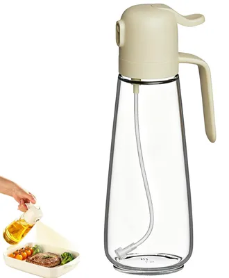 Öl-Sprühflasche 500 ml, Glas, Präzisionszerstäuber für Küche