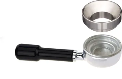 Produktbild von scarlet espresso | Präzisions-Trichter »Barista Cono LM1 41 mm« aus Edelstahl für Siebträger; speziell für La Marzocco 1er-Sieb , Farbe:Silber