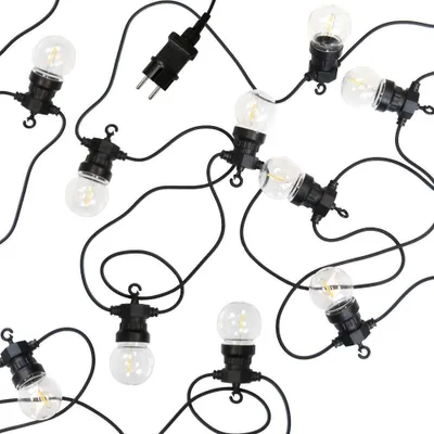 Productafbeelding van Gordelverlichting voor binnen- of buitengebruik met warme, retrokleurige lampjes