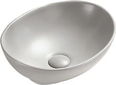 Image de Elza lavabo à poser 40 x 33 cm, gris mat (21014067)