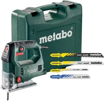 Produktbild von Metabo Stichsäge Steb 65 Quick Set 450W + 20 Sägeblätter + Koffer 690920000