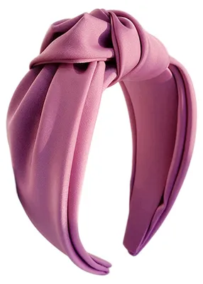 Produktbild von Damen-Haarreif mit Schleife, einfarbig, leicht und vielseitig, Haarschmuck